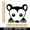 Peeking Possum Opossum Square Rubber Stamp for Stamping Crafting